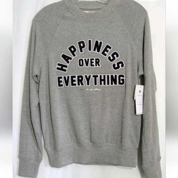 SPIRITUAL GANGSTER HAPPINESS OVER EVERYTHING OLD SCHOOL RAGLAN SWEATSHIRT - Picture 4 of 8